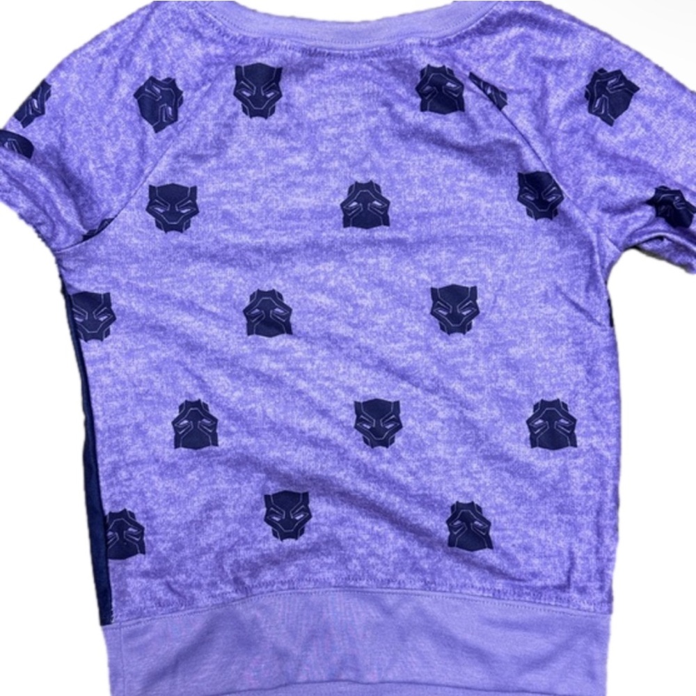 New Girl's Marvel Black Panther Wakanda Forever Pajamas Sleep Outfit size XS 4-5 - Picture 3 of 4